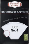 Technivorm Moccamaster #4 White Paper Filters, 100-COUNT Box. Fixed Price $15.48.