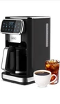 Gevi 12 Cup Programmable Drip Coffee Maker With Touch Screen, Model Dcmao-black. Fixed Price $50.00.