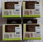 Perfect Pod Cafe Pure Water Filter Replacement Cartridge 2 Pk White Charcoal Lot. Fixed Price $35.49.