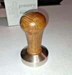 Motta Metallurgica 54 Mm Coffee/espresso Brown Tamper. Stainless Steel Flat Base. Fixed Price $33.95.