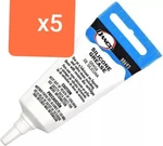New Sealed -- 5 Pack Danco Silicone Grease 88693. Fixed Price $17.49.