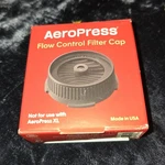 Om Flow Control Filter Cap For Aeropress Original, Clear, Go Superior Coffee. Fixed Price $23.99.