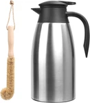 Yummy Sam Thermal Coffee Carafe Stainless Steel 68OZ(2 Lifter) Double Walled. Fixed Price $28.38.