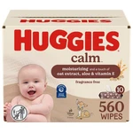 Huggies Calm Baby Wipes, Unscented, Hypoallergenic, 10 Push Button Packs. Fixed Price $43.26.