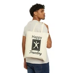 "travelers" Cotton Canvas Tote Bag. Fixed Price $25.00.