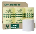 Ecolipak Bamboo Toilet Paper Ply, Septic 12 Double Rolls (3 Ply), White. Fixed Price $39.21.
