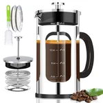 French Coffee Maker (21OZ 600ML 3-4CUP) Press, With Filters Sy.... Fixed Price $23.81.