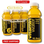 Vitaminwater Energy, Tropical Citrus Flavored, Electrolyte Enhance, 24 Count. Fixed Price $22.00.