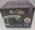 Mr. Coffee Glass 12-CUP Replacement Carafe Decanter Pot PLD13 New Open Box. Fixed Price $12.99.