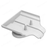 Soap Saver Waterfall Dish Drain, Holder By Everyday Home,white. Fixed Price $13.75.