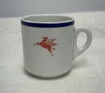 Vintage Mobil Oil Pegasus Coffee Cup Restaurant Ware Made England. Fixed Price $58.75.