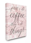 The Stupell Home Decor Collection Coffee Things Stretched Canvas Wall Art, 30 X. Fixed Price $77.12.