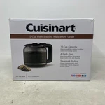 Cuisinart 12-CUP Black Stainless Replacement Carafe DCC-1220BKSRC. Fixed Price $21.24.