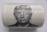 Novelty Gag Trump Toilet Paper New Unopened Roll Nbo. Fixed Price $11.08.