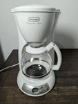 Delonghi Twenty Four Seven 12 Cup Coffee Maker DC59TW White Tested & Works. Fixed Price $39.90.