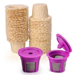 Irmidi 100+2 K Cup Paper Filters, Disposable Natural Coffee Eco Friendly. Fixed Price $22.99.