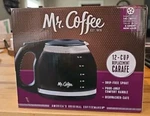 Mr. Coffee 12 Cup Replacement Carafe Drip Free Spout New Open Box. Fixed Price $13.99.