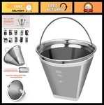 Reusable Permanent Cone Coffee Filters Size 4 For 8-12 Cup Makers, Eco-. Fixed Price $23.99.