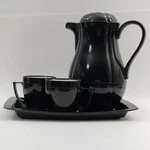 Black Connoisserve Hormel Server Tray Cups Coffee Insulated Carafe Decaf Tea Hot. Fixed Price $21.99.