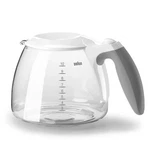 Braun Coffee Maker Replacement Glass Carafe Aromadeluxe White KFK500W New In Box. Fixed Price $34.89.