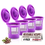 Reusable Cups For Keurig Coffee Maker - Filter Pods 4 Pack, Purple. Fixed Price $22.91.