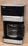 Genuine Braun (kf 7150) Black Brew Sense 12 Cup Drip Coffee Maker **read**. Fixed Price $55.00.