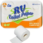 Sheechung Rv Toilet Paper - 6 Rolls, Rapid Dissolve, Septic Safe, Travel. Fixed Price $26.38.