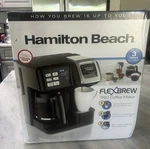 Hamilton Beach 49920 Black Flexbrew Trio Coffee Maker With 12 Cup Thermal Carafe. Fixed Price $100.00.