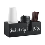 Alelion Coffee Cup Holder For Countertop - Wood Bar Accessor... Fast Ship. Fixed Price $28.67.