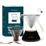 Ovalware Pour Over Coffee Maker Set 17OZ / 0.5L Borosilicate Carafe With 30.... Fixed Price $83.55.