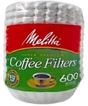 Melitta Basket Coffee Filters, 600 Ct. Free Shipping. Fixed Price $16.95.