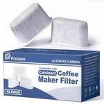 12 Pack Cuisinart Compatible Coffee Filter Replacement By Possiave Charcoal. Fixed Price $14.37.