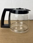 Cuisinart 12 Cup Coffee Maker Replacement Carafe & Lid Glass Pot Black. Fixed Price $12.99.