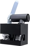 Wall Mounted Black Acrylic Hair Styling Tools, Dryer Holder With 2 Slots. Fixed Price $24.99.