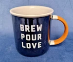 Starbucks "brew Pour Love" Coffee Mug With Silicone Handle 12OZ. 2018 - New. Fixed Price $8.75.