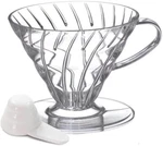 Hario V60 Plastic Coffee Dripper, Size 01, Clear. Fixed Price $17.53.