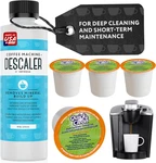 Coffee Machine Descaler & Cleaning Bundle Compatible With Keurig K-duo K-cup. Fixed Price $28.99.