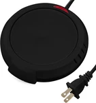 Large Candle Warmer Plate Safely Releases Scents Without Flame - Used Black. Fixed Price $14.76.