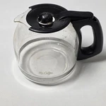 Mr. Coffee Carafe 12 Cup Pot Clear Glass Replacement CM4175T3 With Black Lid. Fixed Price $14.99.