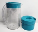 Mr Coffee Iced Maker TM1 2 Quart Pitcher Teal Lid And Brew Basket. Fixed Price $34.95.