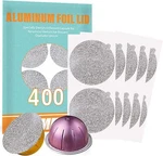 Capmesso Aluminum Foils Lids To Reuse Capsules Coffee Pods 400PCS Vertuo. Fixed Price $48.69.