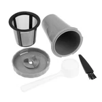 Mtsooning Reusable K Cup With Bottom Filter, Stainless Steel Mesh Gray. Fixed Price $13.36.