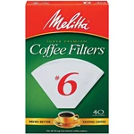 Melitta #6 Cone 8-12 Cup Coffee Filter (40-PACK) 626402. Fixed Price $12.15.