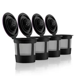 4 Black Reusable Cups For Keurig Coffee Makers Compatible With Kcla.... Fixed Price $17.62.