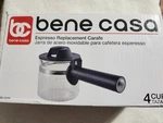 Bene Casa Espresso Replacement Carafe Compatible With Most 4 Cup Makers. Fixed Price $12.00.