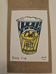 Del's Cup - Anastasia Inciardi Mini Prints. Fixed Price $35.00.