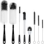 Alink 8-PACK Bottle Cleaning Brush Set Long 5 Piece Assortment, Black. Fixed Price $14.69.