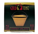 Goldtone Reusable Cup # 4 Cone Coffee Permanent Plastic Filter.. Fixed Price $12.95.