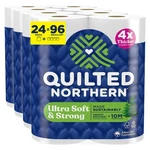 Quilted Northern Ultra Soft & Strong Toilet 24 Rolls (pack 1), White. Fixed Price $39.90.