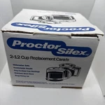 Proctor Silex Hamilton Beach Replacement Glass 2-12 Cup Carafe #88060 Maker New. Fixed Price $18.99.